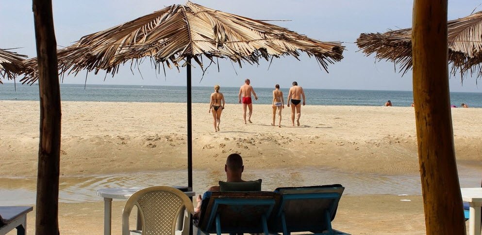 Majorda Beach, South Goa, India